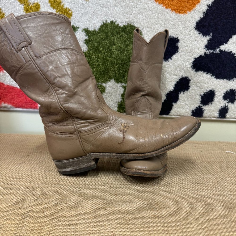 Nocona Boots, Ladies Tan Western Boots